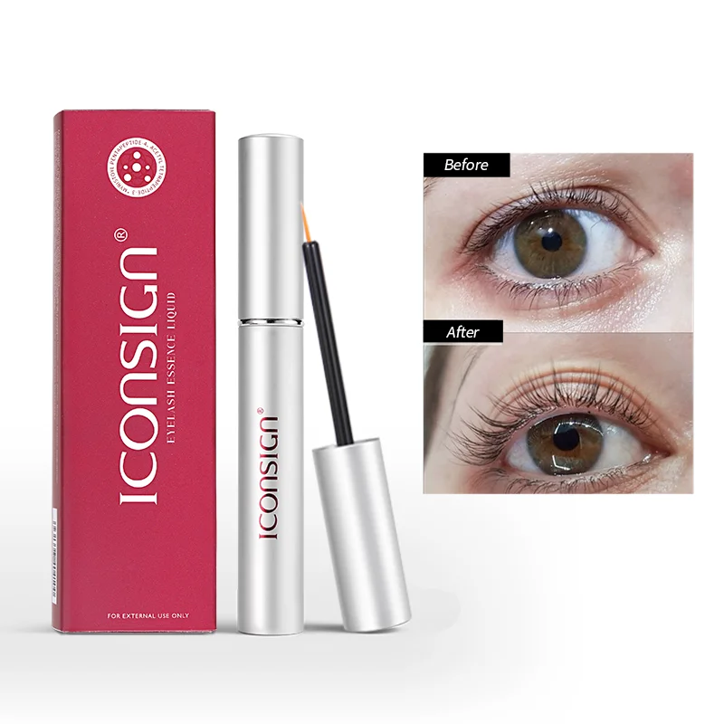 Wholesale ICONSIGN 7 Days Fast Eyelash Growth Serum Lash Enhancer Natural Treatments Eyelash Liquid Eye Lash Brow Growth Longer