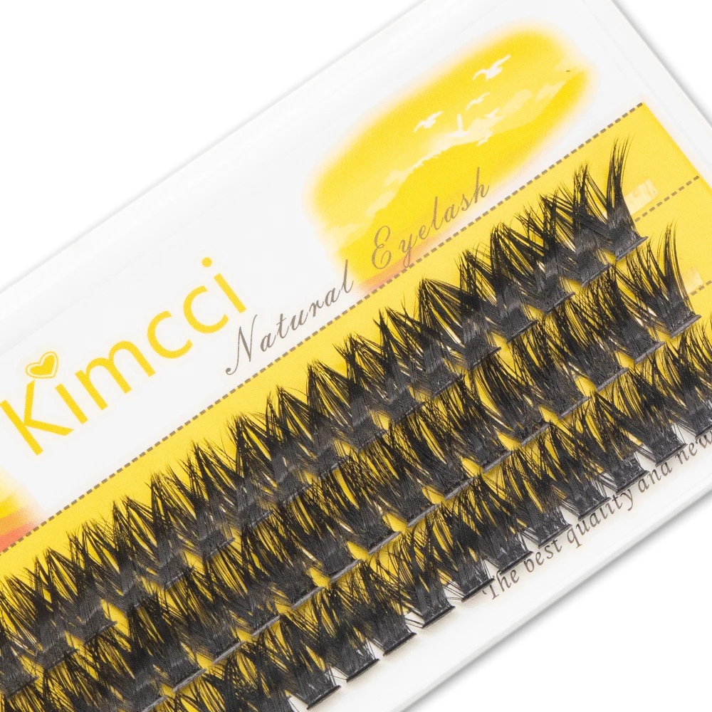 Ciglia Kimcci 80D con punta smussata Ciglia soffici e naturali voluminose 3D Ciglia finte morbide per tutti i giorni per strumenti di trucco glamour quotidiano