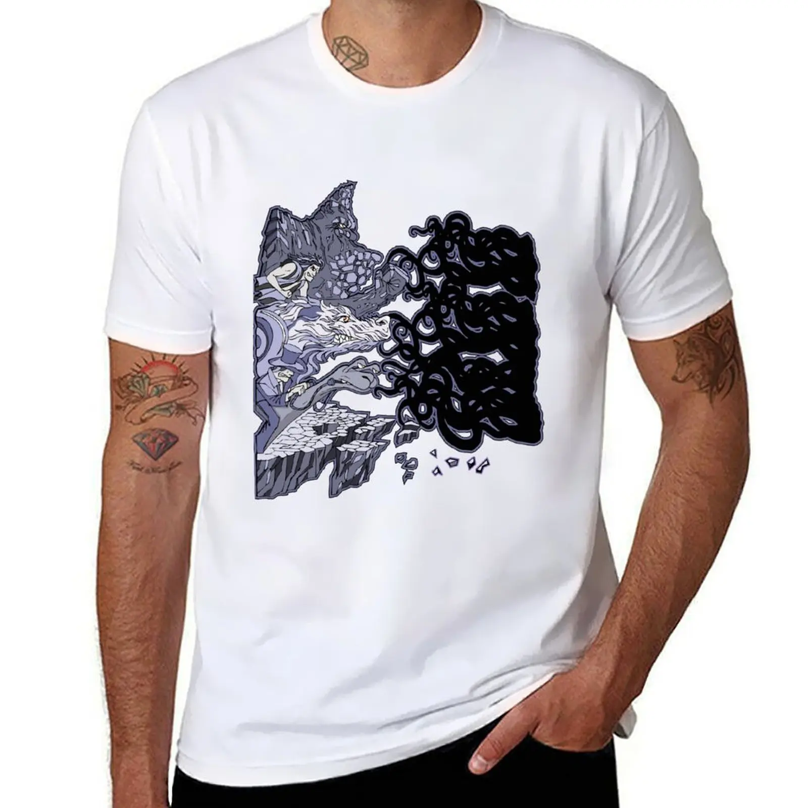 

NeverEnding Story T-Shirt man t shirt heavy cotton anime tshirt T-Shirt