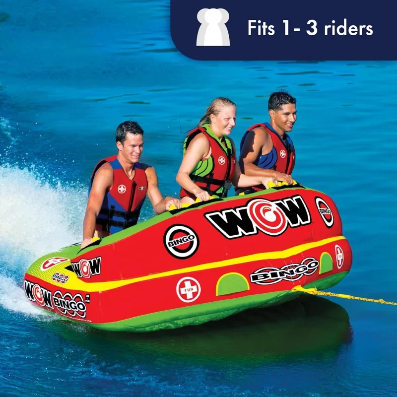 World of Watersports Bingo Cockpit Inflatable Towable Cockpit Tube for Boating