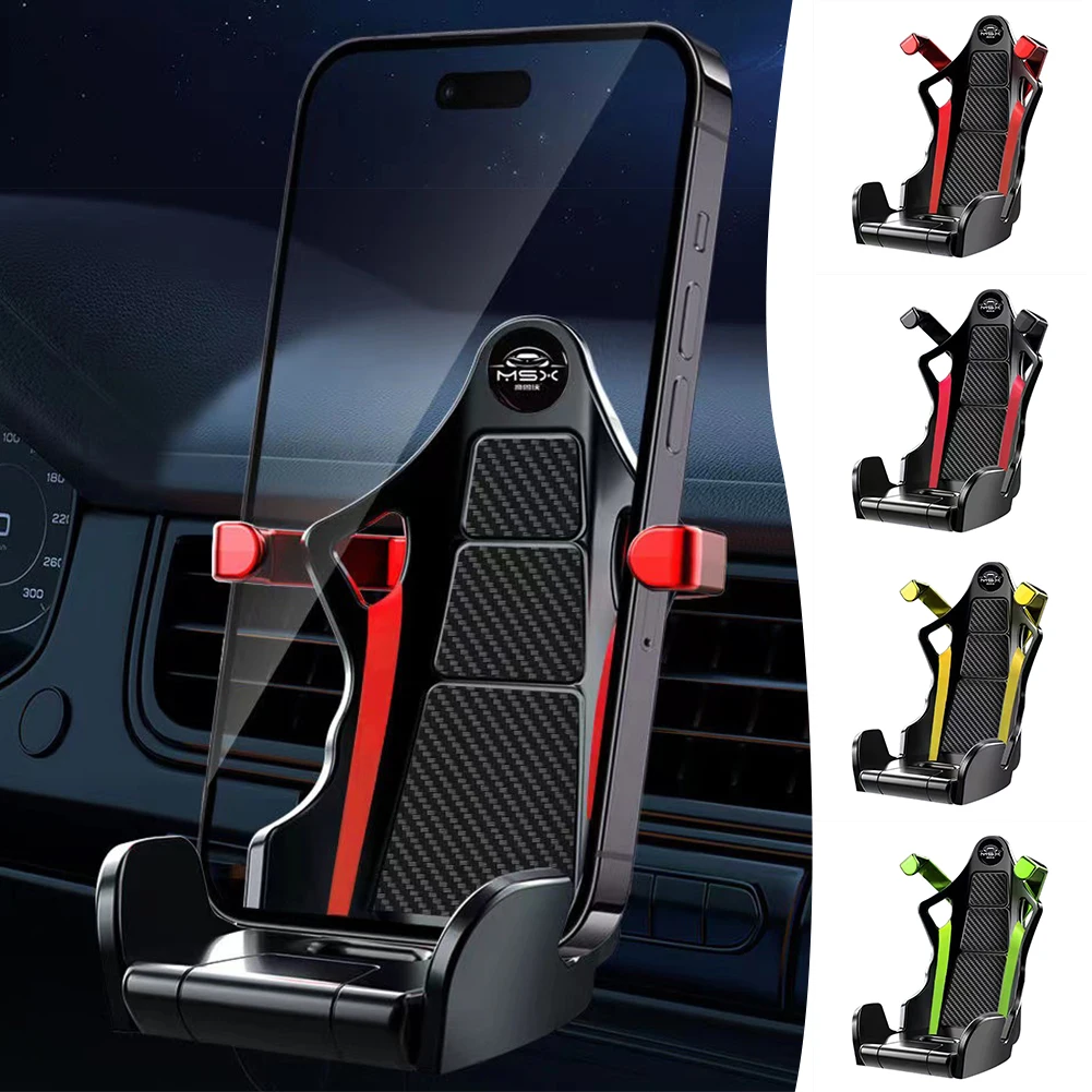 Auto-Clamping Racing Seats Car Phone Holder Durable Car Navigation Rack For Trucks SUV