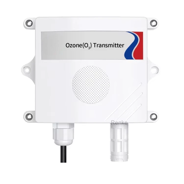 Wall Mounted O3 Gas Sensors Analog RS485 Modbus Ozone Air Detector