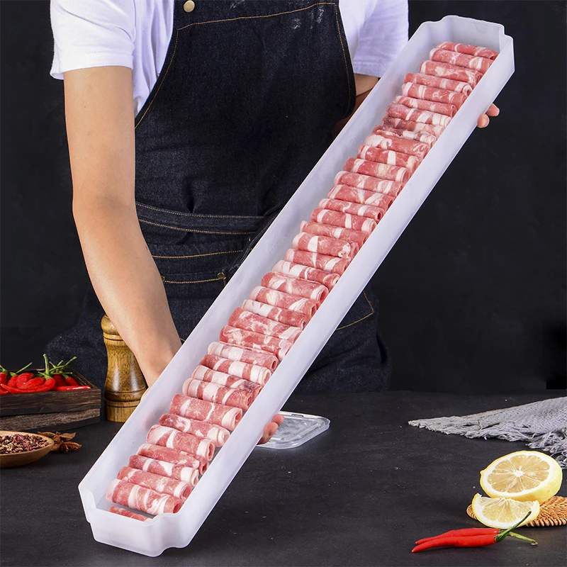 Translucent Acrylic Frosted Beijing Copper Hot Pot Creative Speciali Dining Utensils Material for Cutting And Serving Meat