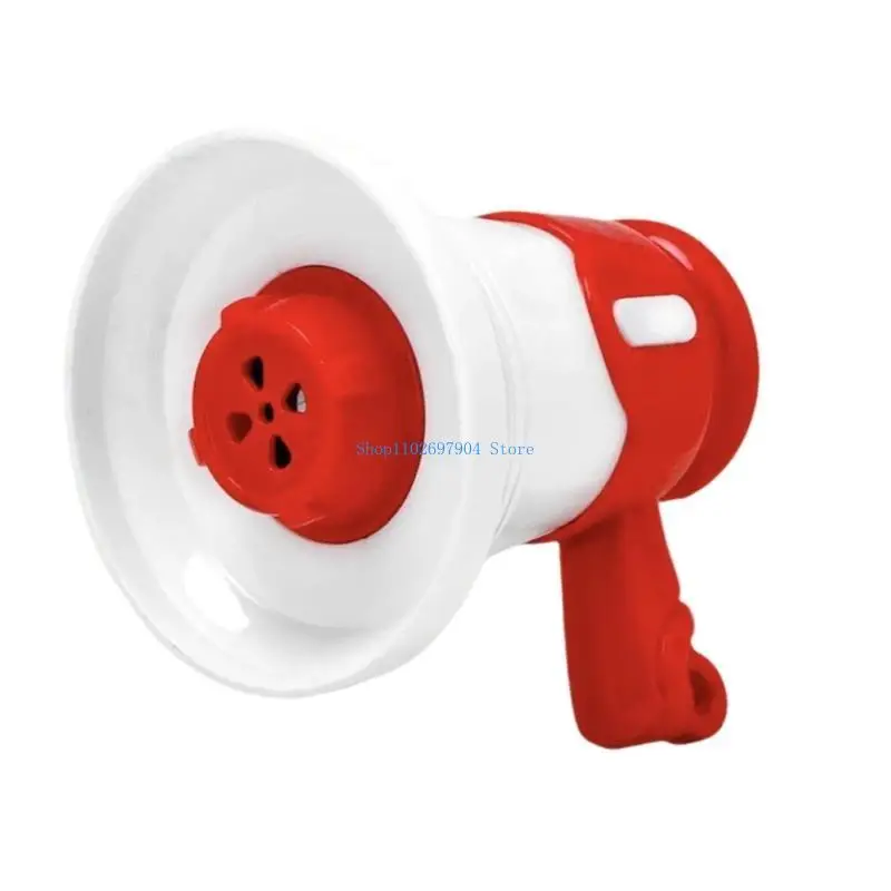 

N7YF Novelty Bullhorn Megaphone Toy with Recording Microphone Small Megaphone Toy