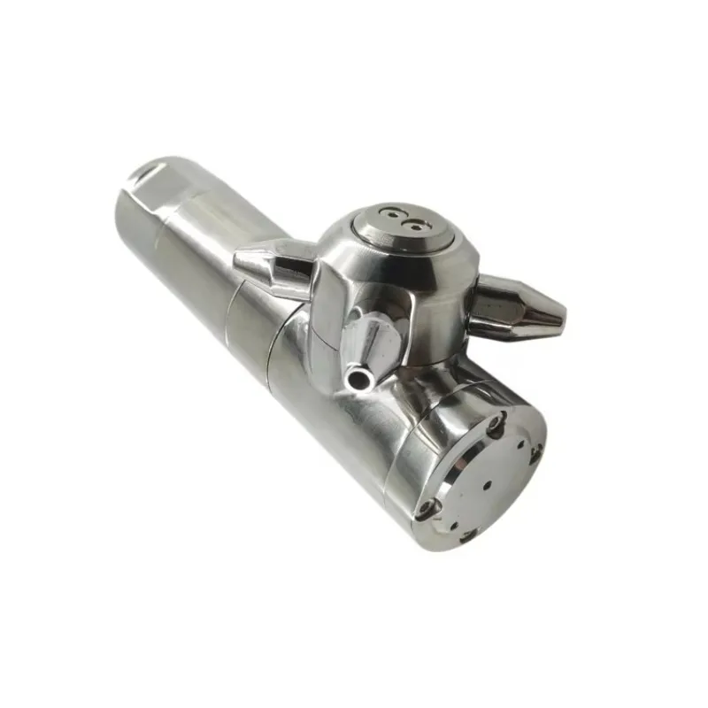 360 Degree Spray Rotary Stainless Steel 316L High Pressure Cleaner Tank Washing Nozzle for Car Wash Shop Use Water-Based