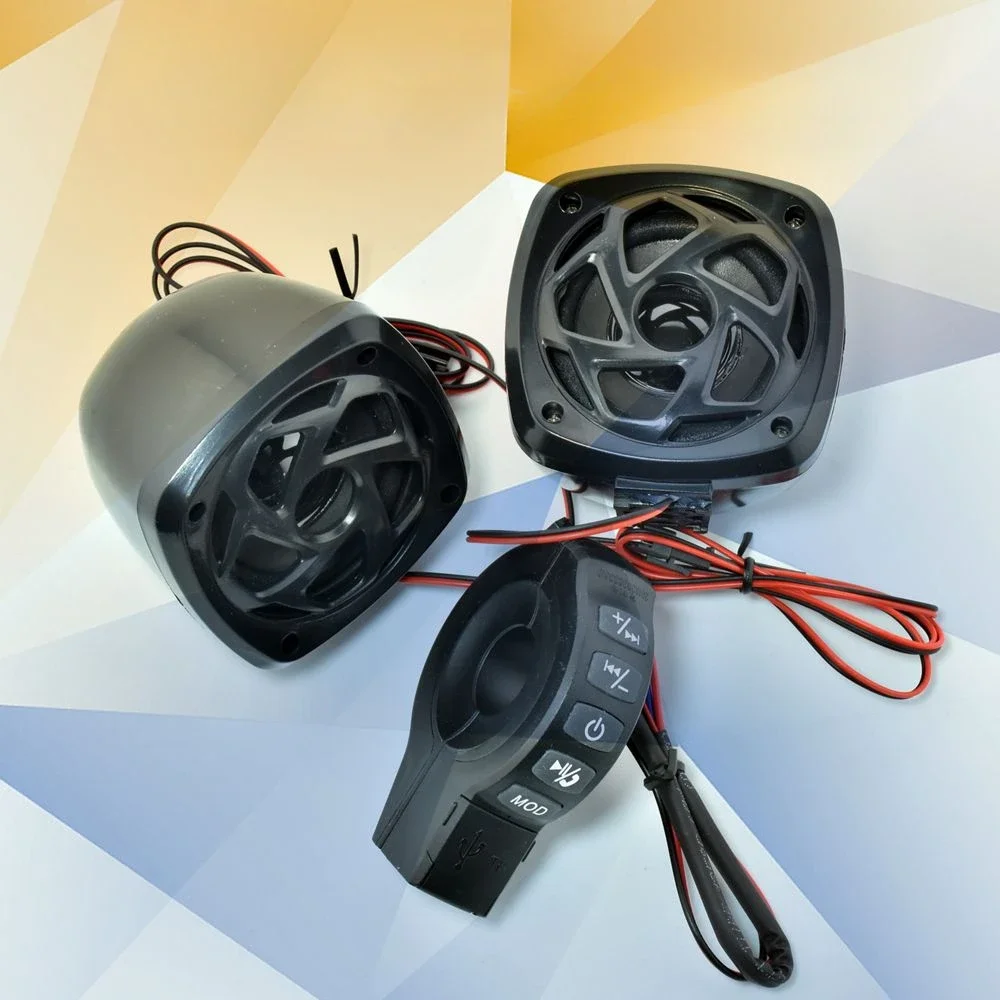 Motorcycle electric vehicle external audio MP3. Bluetooth speaker, mobile phone music FM receiver, TF card