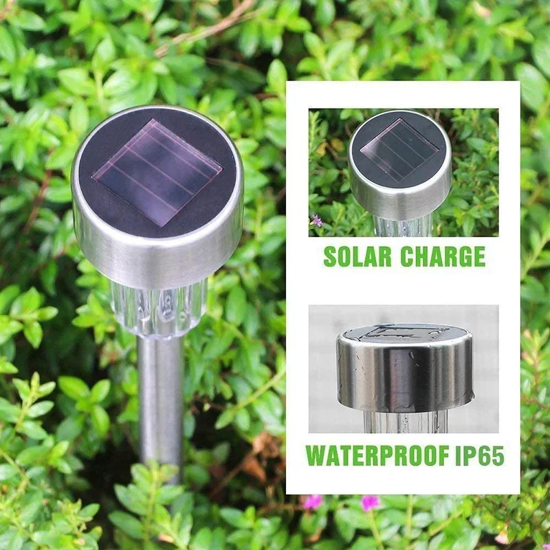 Outdoor Solar Lights Garden Lights Solar Powered Lamp Lantern Waterproof Landscape Lighting Pathway Yard Lawn Garden Decoration