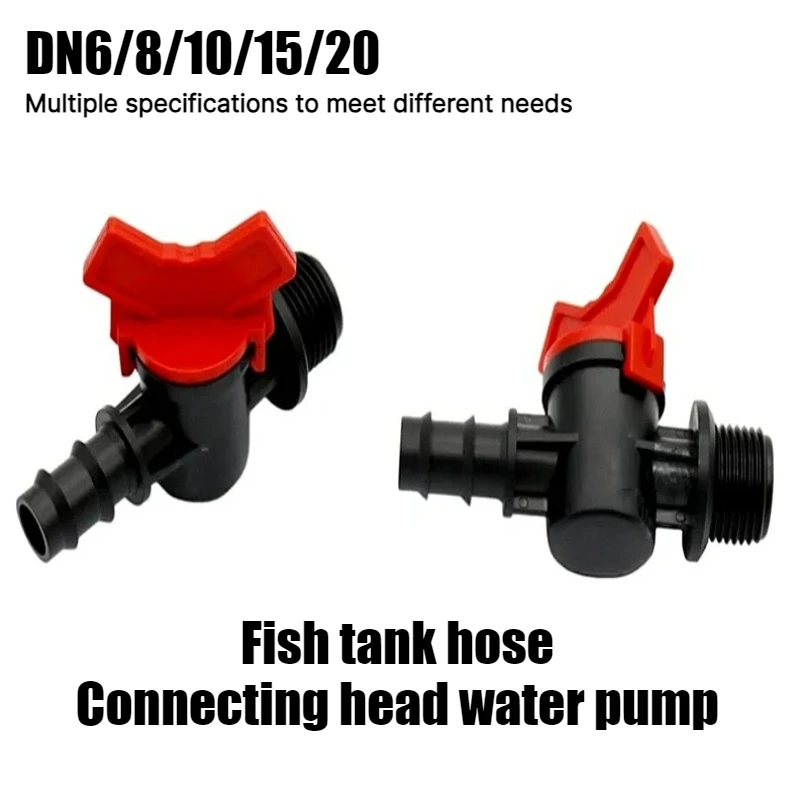 Waterstop By-pass Valve Male DN6/8/10/15/20 Thread Garden Hose Pipe Control Switch Garden Watering Irrigation System Accessories