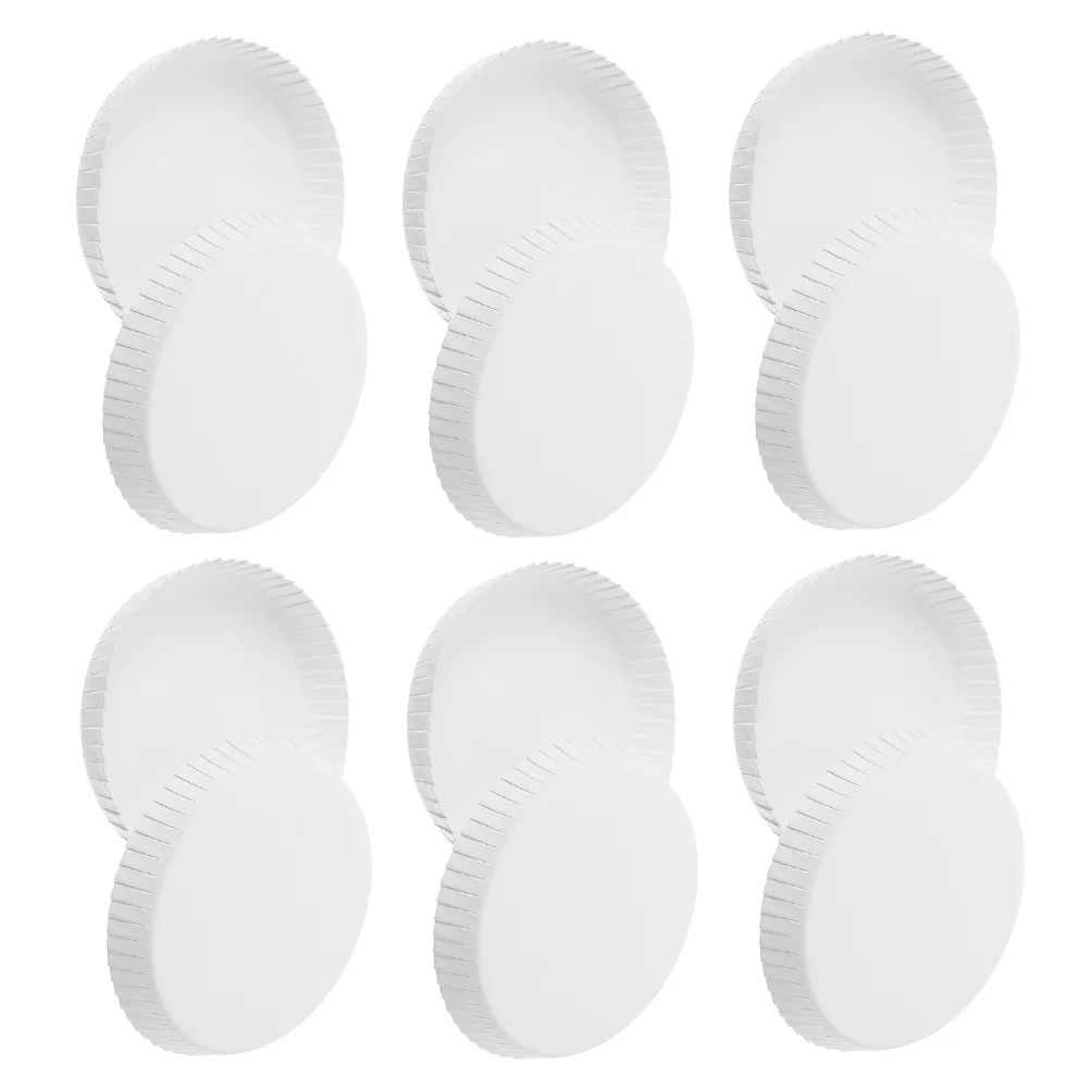 

100Pcs Disposable Cup Covers Paper Lids for Hot Coffee Cold Drinks Ideal for Home and Commercial Use