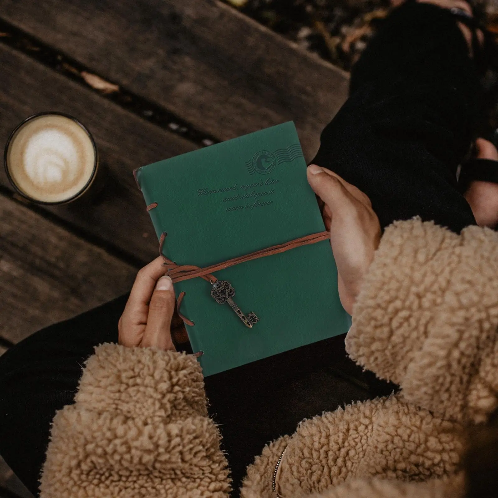 Retro Notebook Compact Journaling Notebooks Home voor jongens Pu Kraftpapier