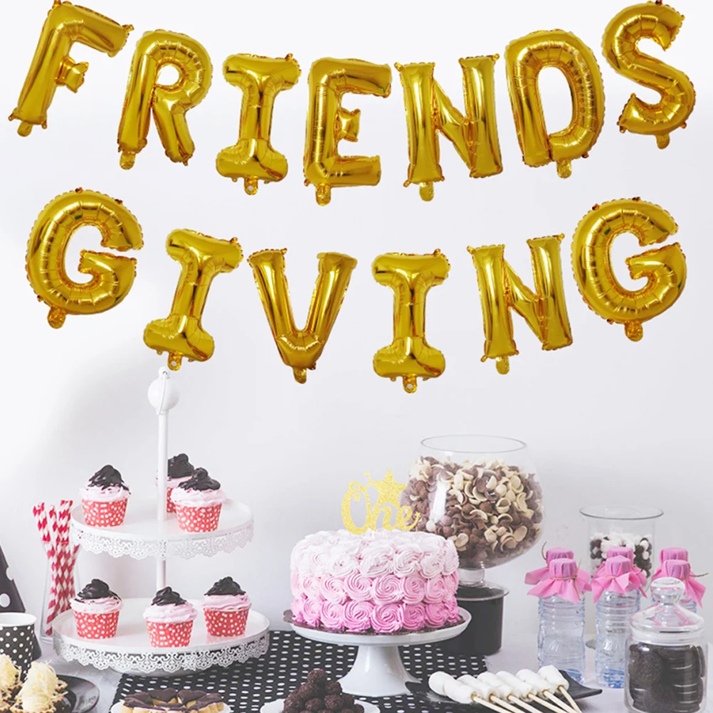 

Thanksgiving Balloons Aluminium Foil Balloon Combination Decorative Party Supplies Friends Giving Gifts Perfect for Indoor