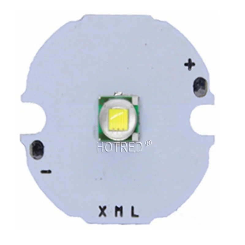 10PCS LED Taiwan XMLM T6 5050 LED 10000K 10W Cold White super bright High Power LED Emitter Diode with 14mm 16mm 20mm 25mm PCB