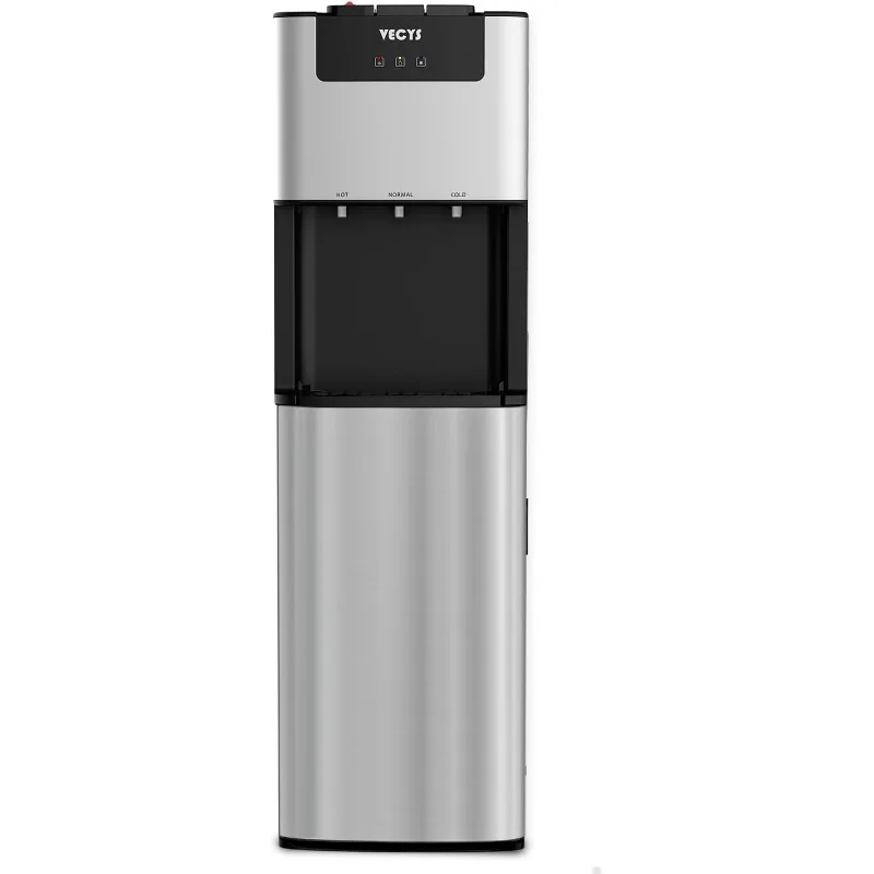 

Диспенсер для самоочистки воды VECYS с нижней загрузкой, 5 галлонов, охладитель для горячей и холодной воды с замком для безопасности детей, 304