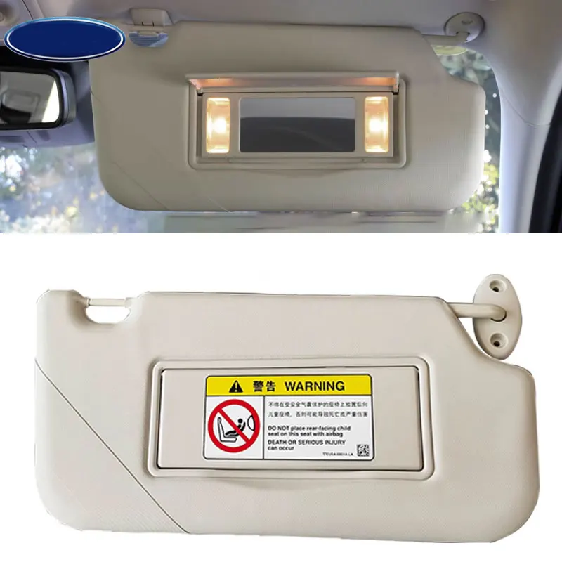 

For Ford Focus 2012 2013 2014 2015 2016 2017 2018 Auto Sun Shield With Glass Mirror Left Side Driver Side Sun Visor