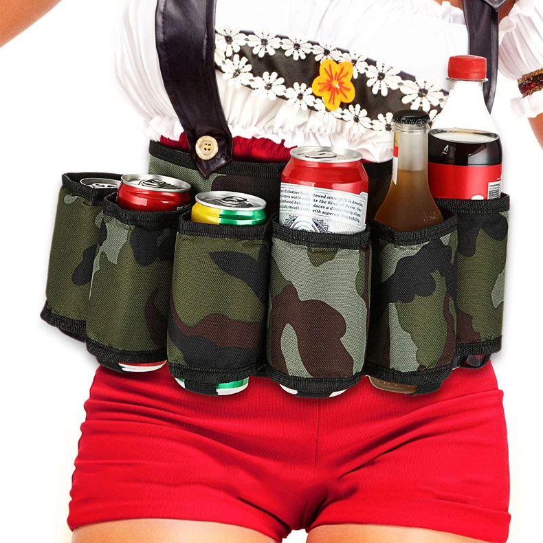 Lawaia-riñonera de moda con correa ajustable, bolsa de cerveza para fiesta exterior, viaje, ciclismo informal, 120cm