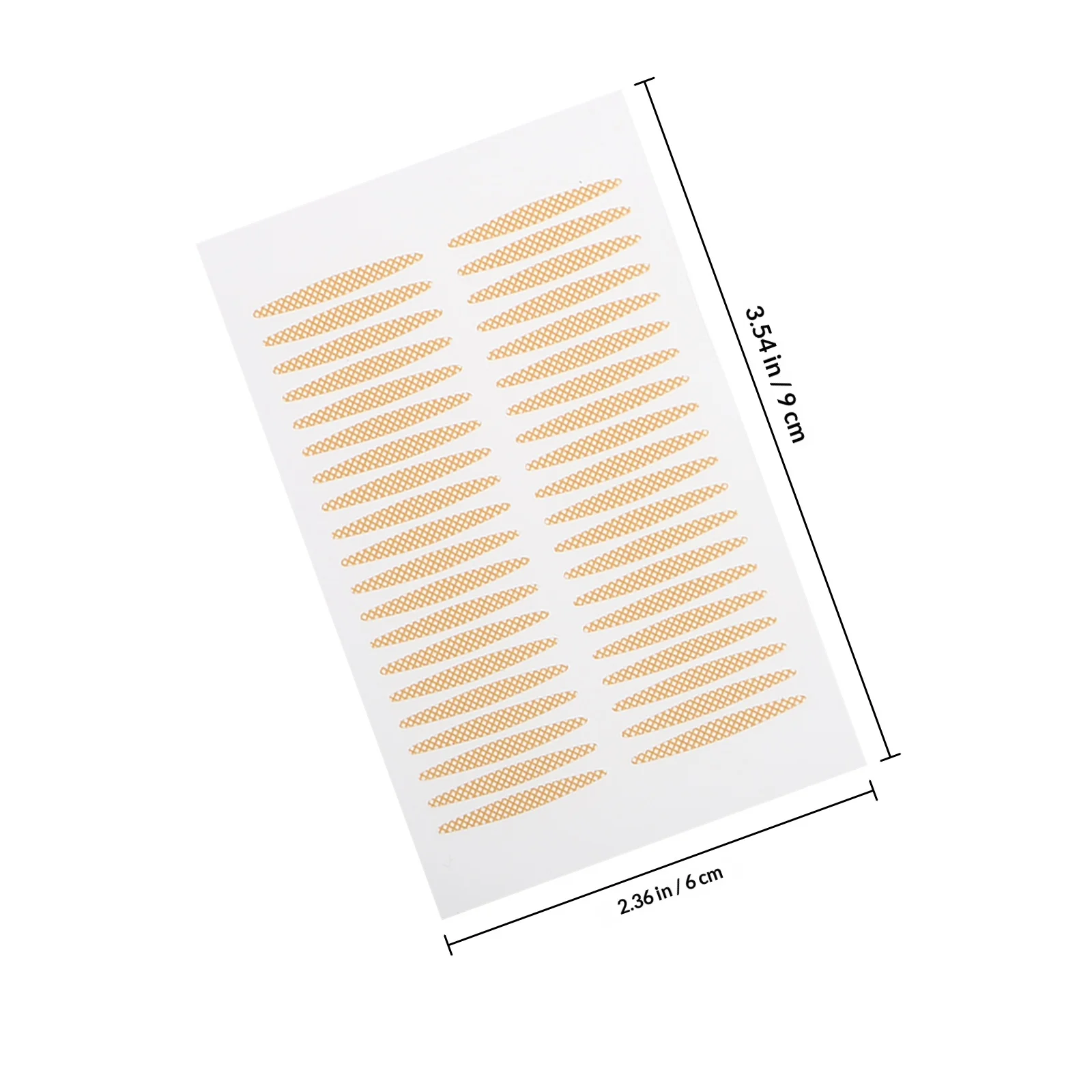 1세트 쌍꺼풀 테이프 통기성 레이스 투명 피부색 즉각적인 쌍꺼풀 리프팅 테이프 (하꺼풀 눈꺼풀용) 자연스러운 메쉬 아이 리프트
