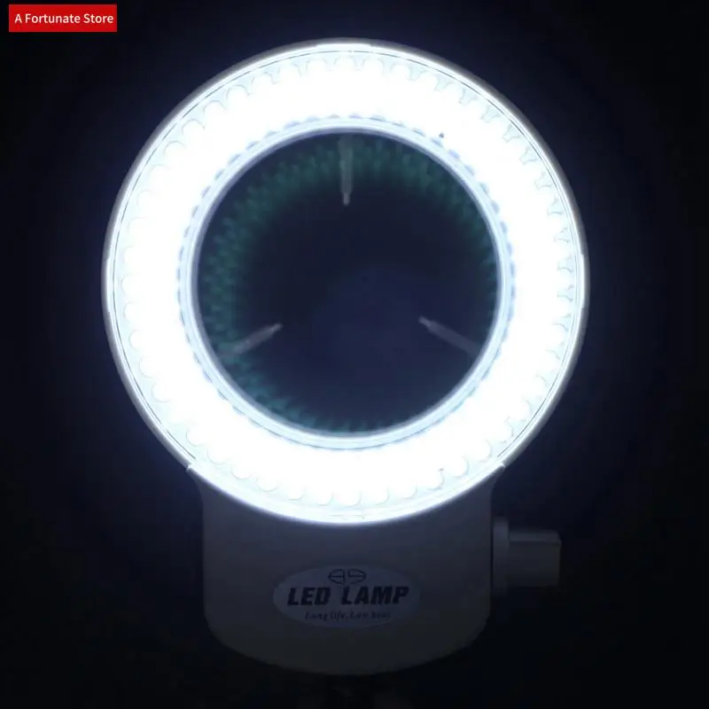 6X 144 Leds Ring Light Ring Light For Mini Scope Lamp Light 6000K 0-100% Adjustable White-A78G