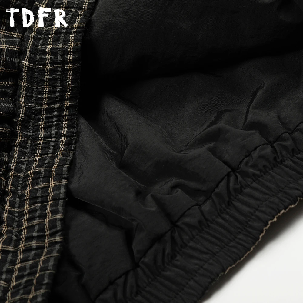 سترة منقوشة على الوجهين للرجال مطرزة بتصميم عتيق كاجوال بياقة واقفة وأكمام راجلان ملابس خارجية فضفاضة للرجال