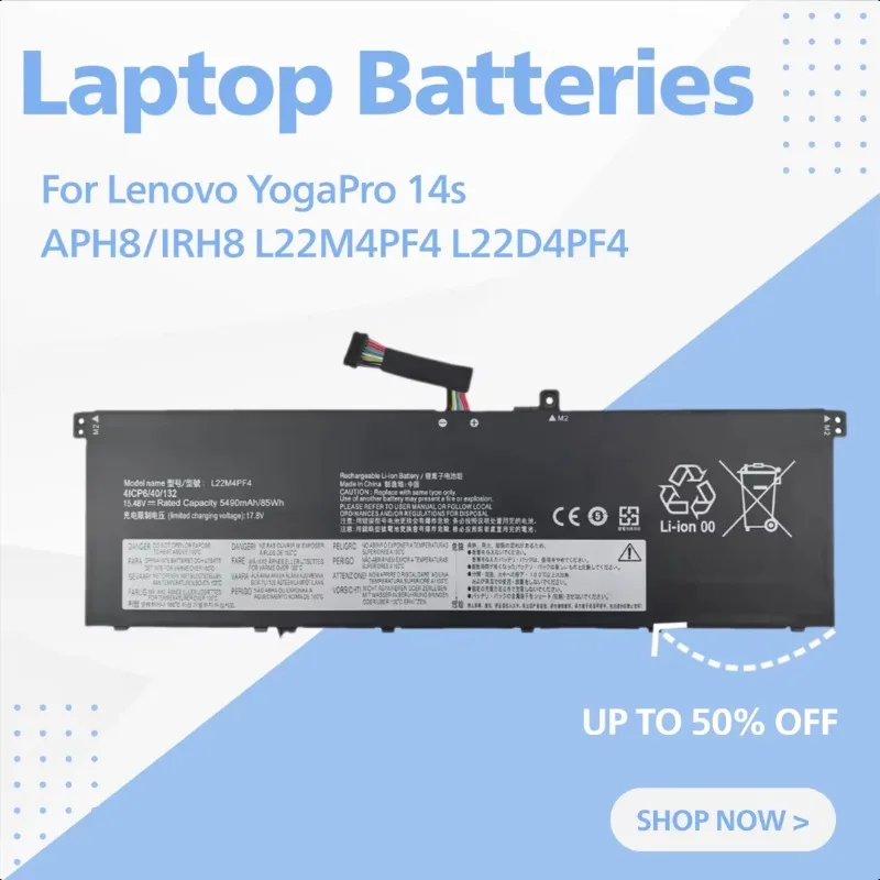 

For Lenovo YogaPro 14s APH8/IRH8 L22M4PF4 L22D4PF4 Laptop Batteries