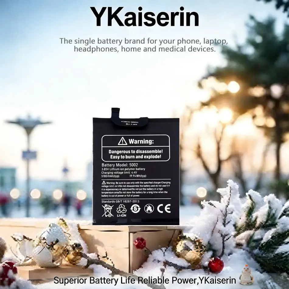 

Аккумулятор для мобильного телефона с хорошей работой при низких температурах для Ulefone Armor 12 Armor12 5002 5180 мАч, безопасный