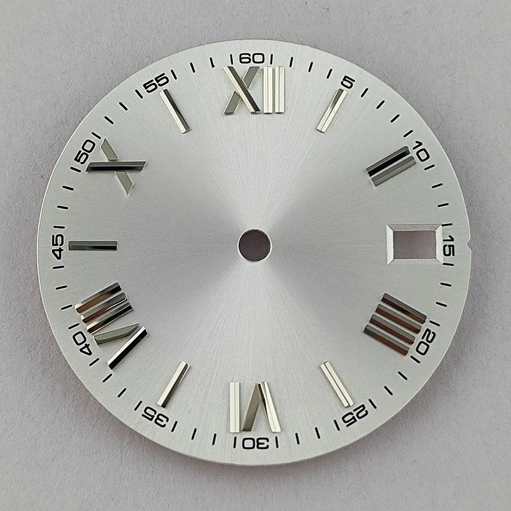 28,5 мм циферблат, совместимый с механизмом NH35nh36, сменные аксессуары для часов с персонализированным логотипом