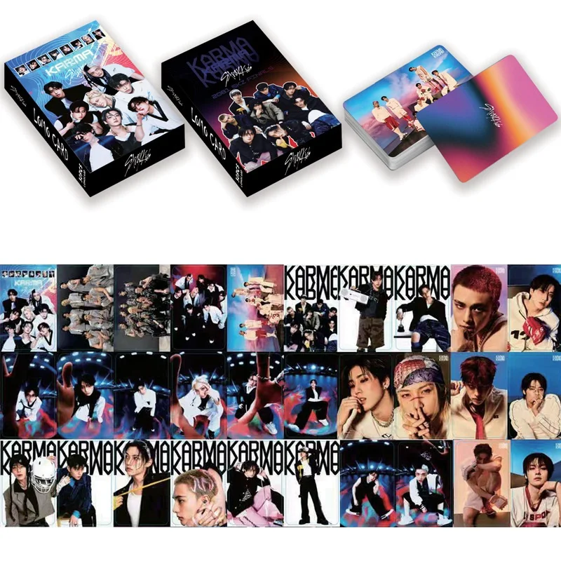 

30 Straykids Men's Team KPOP Celebrity Collection Cards, Surrounding LOMO Cards, Straykids SKZOO Classic Small Cards, Fan Gifts