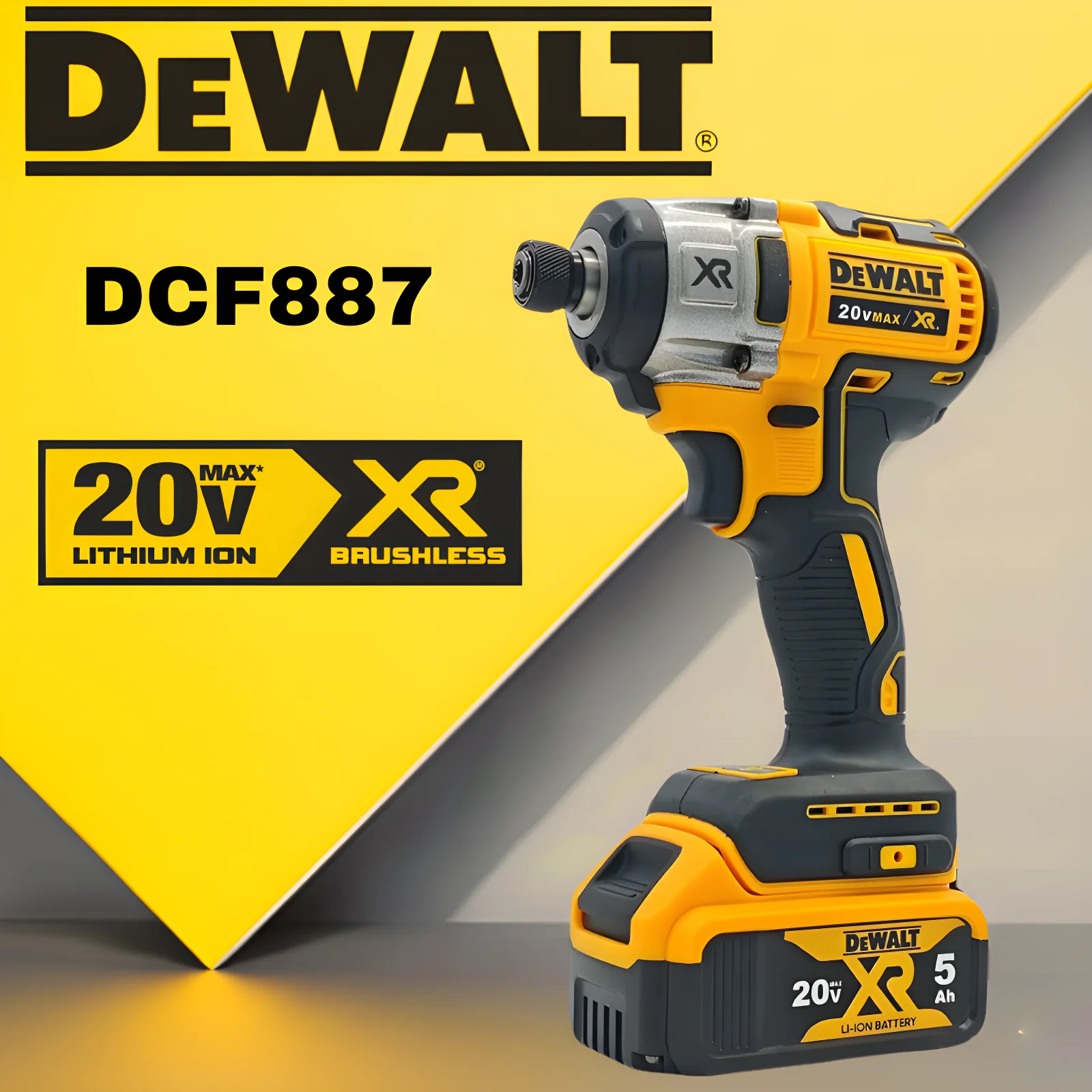 DeWalt DCF887 Cordless Screwdriver Brushless 205N.m Electric Impact Driver Electric Impact Drill For Dewalt 20V Battery