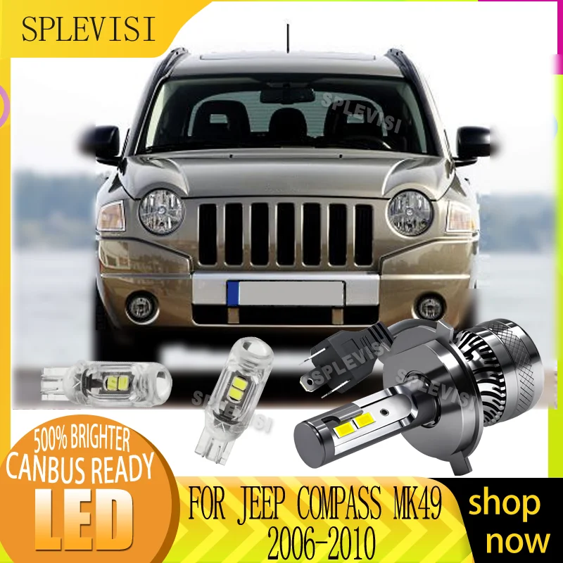 

With IP68 waterproof and dustproof rating gets you 500% more light than halogen For JEEP COMPASS MK49 2006 2007 2008 2009 2010