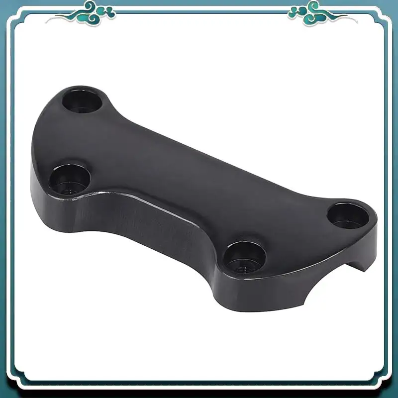 

ABTU-Black Top Cover 3.5 Inch Handlebar Risers Clamp For Dyna Softail Sportster XL