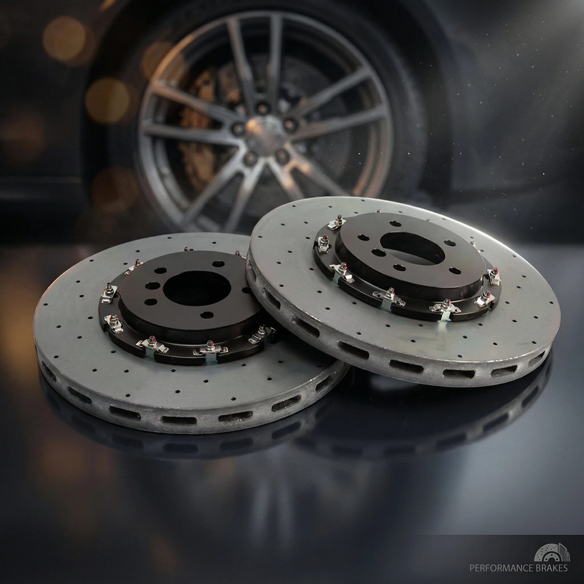 

Racing-grade high-strength silicon carbide carbon ceramic brake discs are suitable for Porsche 718/911