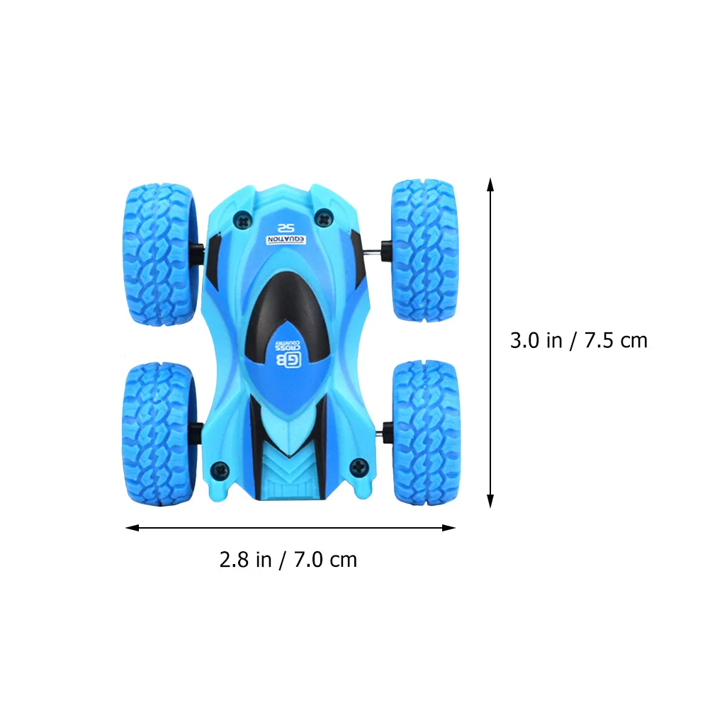 Vehículos todoterreno de inercia de doble cara para niños, tamaño grande, colores brillantes, Material seguro, duradero, coches extraíbles para niños tempranos, 2 uds.