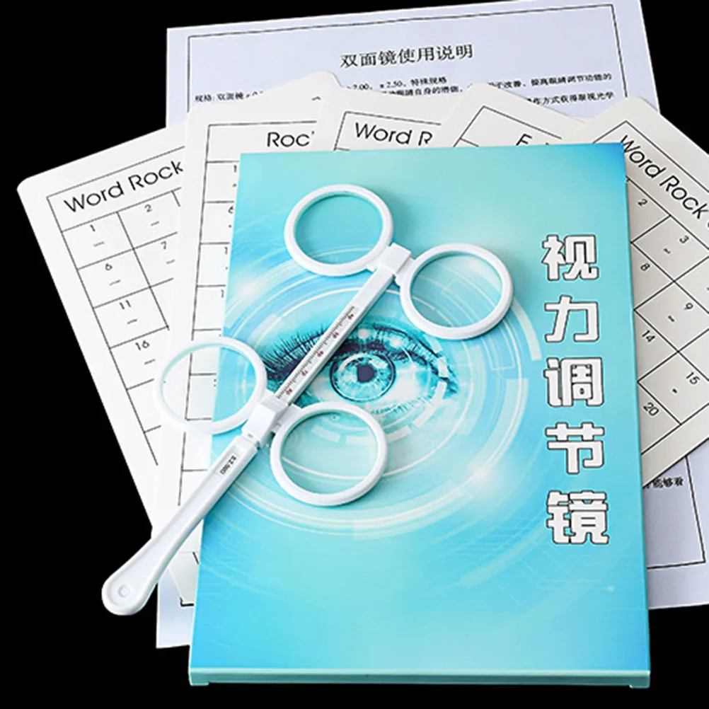 1pc Vision Training Ball ±100° Adjustable Plastic Ophthalmic Flipper For Myopia Eye Test Tool Lightweight Ophthalmic Training