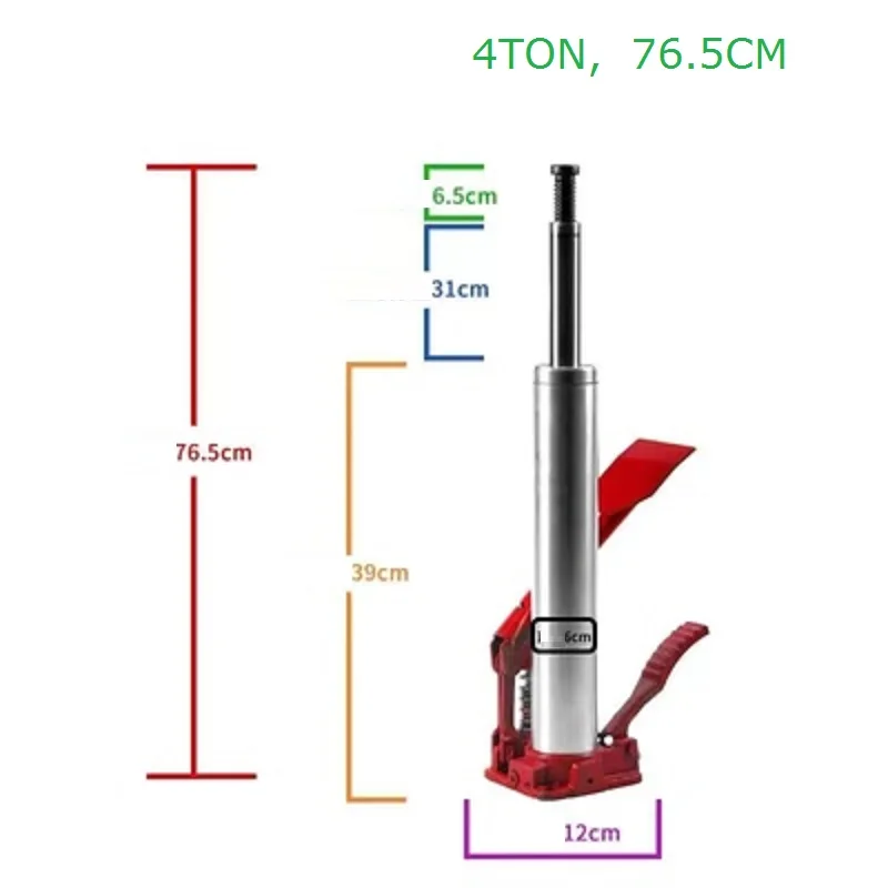 2TON-4Ton Pedal fuß typ hydraulische flasche Jack für ändern reifen von fahrzeug auto off-road-SUV off-road reifen reifen ändern – Detail 10