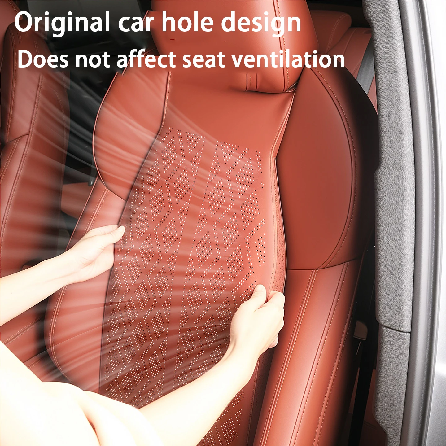 For Audi Q5 Q5L GU 2026 Custom Fit Full Surround Nappa Car Seat Cover All Season Breathable Protector Car Interior Accessories