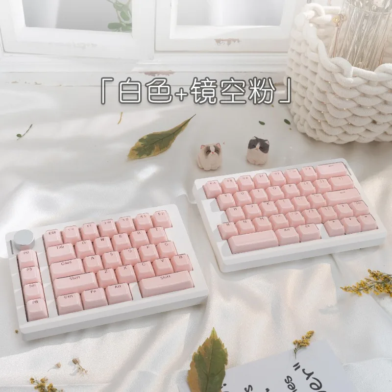 Customized GMK70 Split Mechanical Keyboard Three Mode Bluetooth Magnet Design Crisp Sound Support Office Game Gift