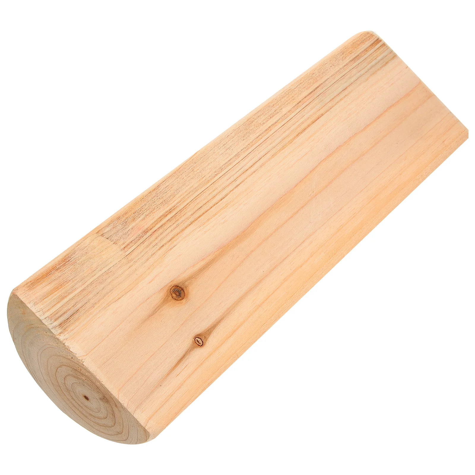 Il cuscino cervicale in legno naturale allevia la rigidità del collo, dimensioni compatte, facile da trasportare, per la sauna domestica, utilizzare il cuscino per il collo in legno