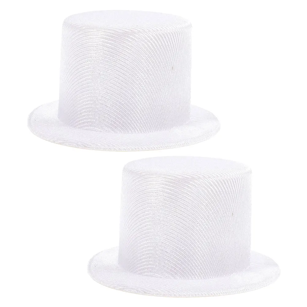

2Pcs Mini Snowman Hats Hats for Crafts Bottle Cap Decoration Christmas Party Supplies Pet Accessories Miniature