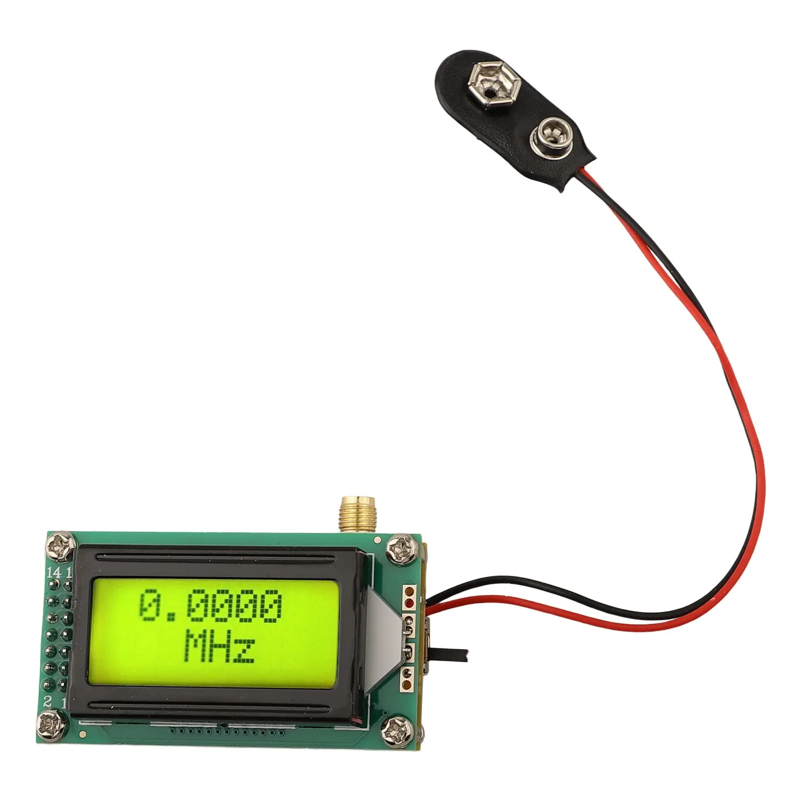 High Accuracy 1-500MHz RF Frequency Counter Meter Tester With 0802 LCD Display For Ham Radio For Amateur DIY Measurement Tool