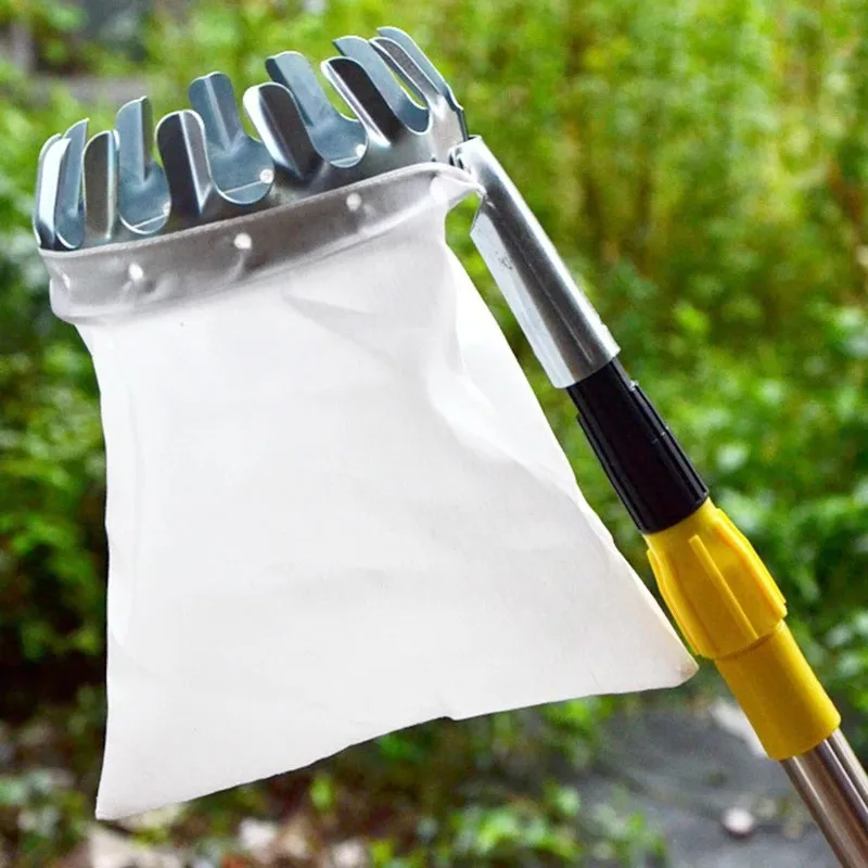 Steel Fruit Picker Head Harvest Farm Garden Picking Basket Catch Apple Peach Fruit Picking Tools