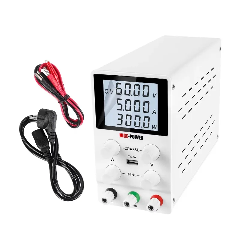 

Быстрая доставка Power Sps605D 60V 5A Настольный цифровой регулируемый источник питания постоянного тока