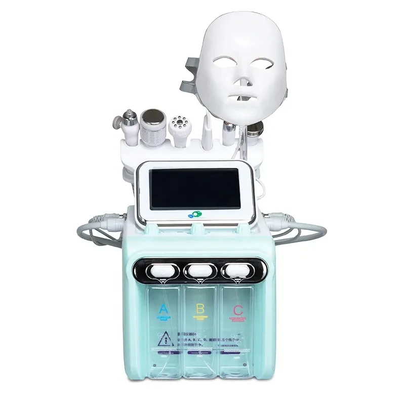 Hot sell 6 in 1 h2o2 facial machine Deep clean or Dermabrasion Nourishes the face experience