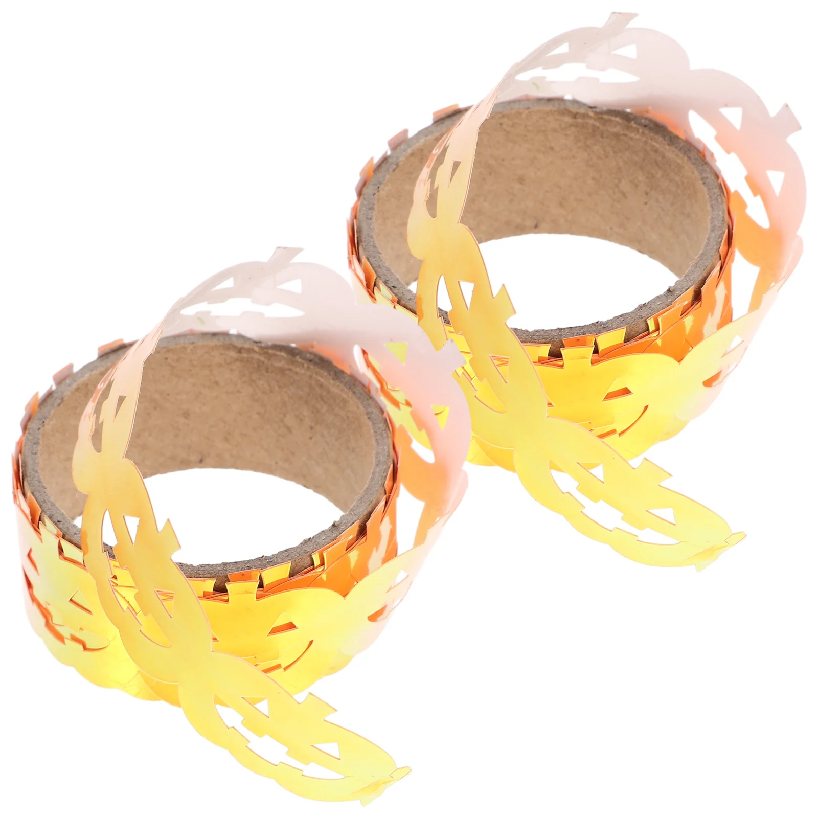 

Halloween Themed Tape Plastic Decorative Tapes for DIY Crafts Bulletin Board Wall Decor Halloween Decorations Supplies