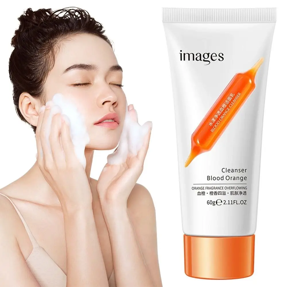 Firming 60g Blood Orange Cleanser Hydration Oil Control Face Cleanser Moisturizing Remover Facial Washer Skin Face Care