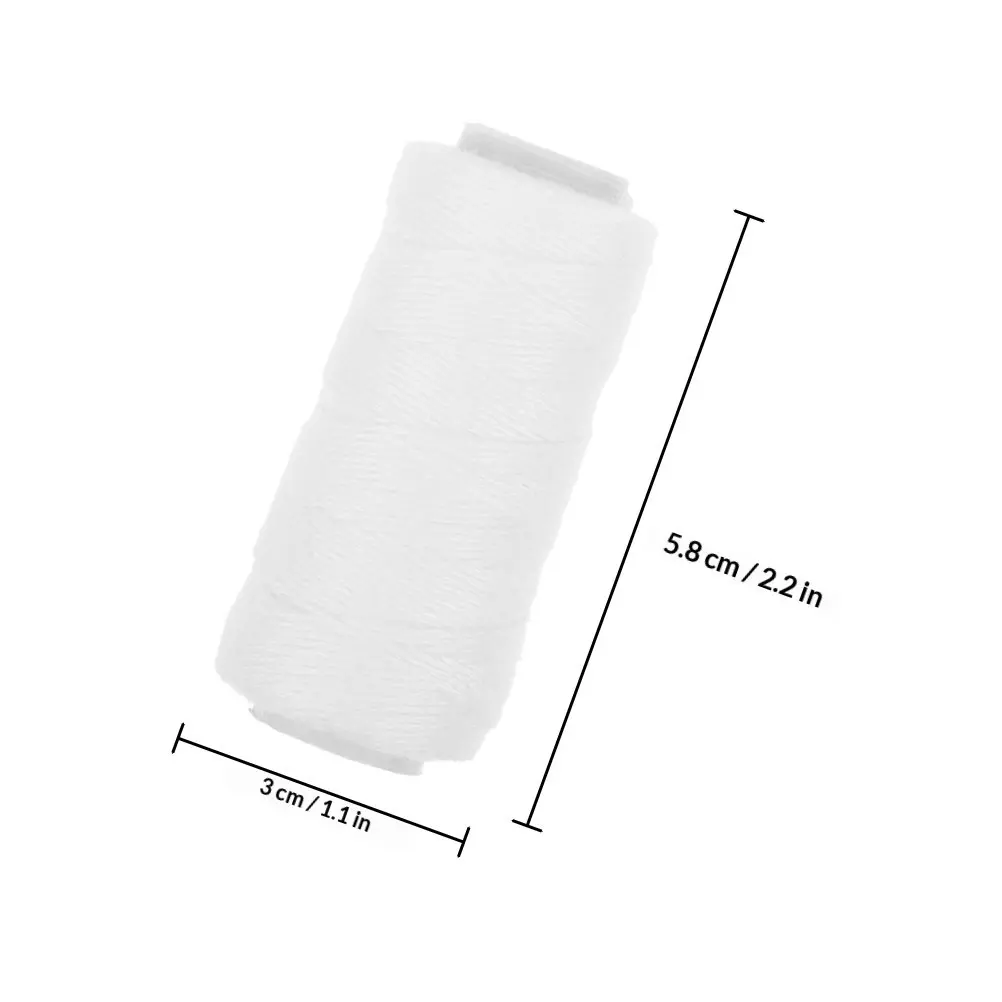 10 Rolls Thread for Facial Hair Removal Threading Tool Cotton Based Eyebrow Chin Upper Lip Hair Remover Comfortable Skin