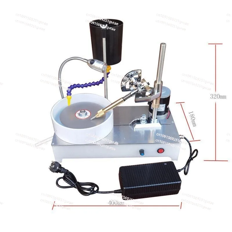 Gemstone Grinding Faceting Machine Faceted Gem Polishing  Jewelry Polisher Flat Grinder Lapidary  2800RPM 120W