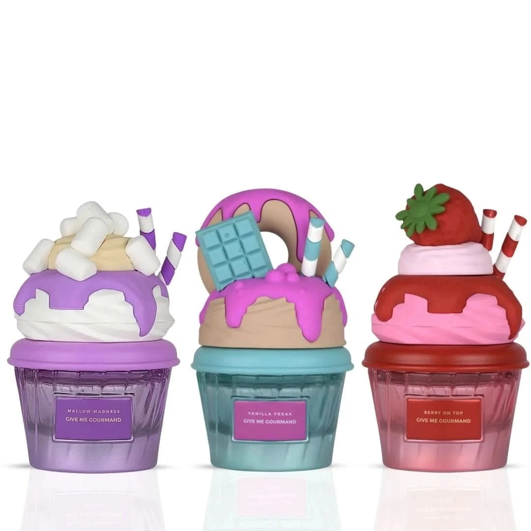 Berry On Top + Mallow Maddnes + Vanilla Freak 3-Piece Women's Perfume Gift Set | Strawberry, Marshmallow, Cupcake Vanilla view 6