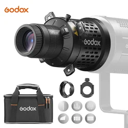 Godox BLP LED Projection Attachment Bowens Mount Lights with 85mm Lens 360° Rotatable  Snoot for Photography Craft Clear Shapes