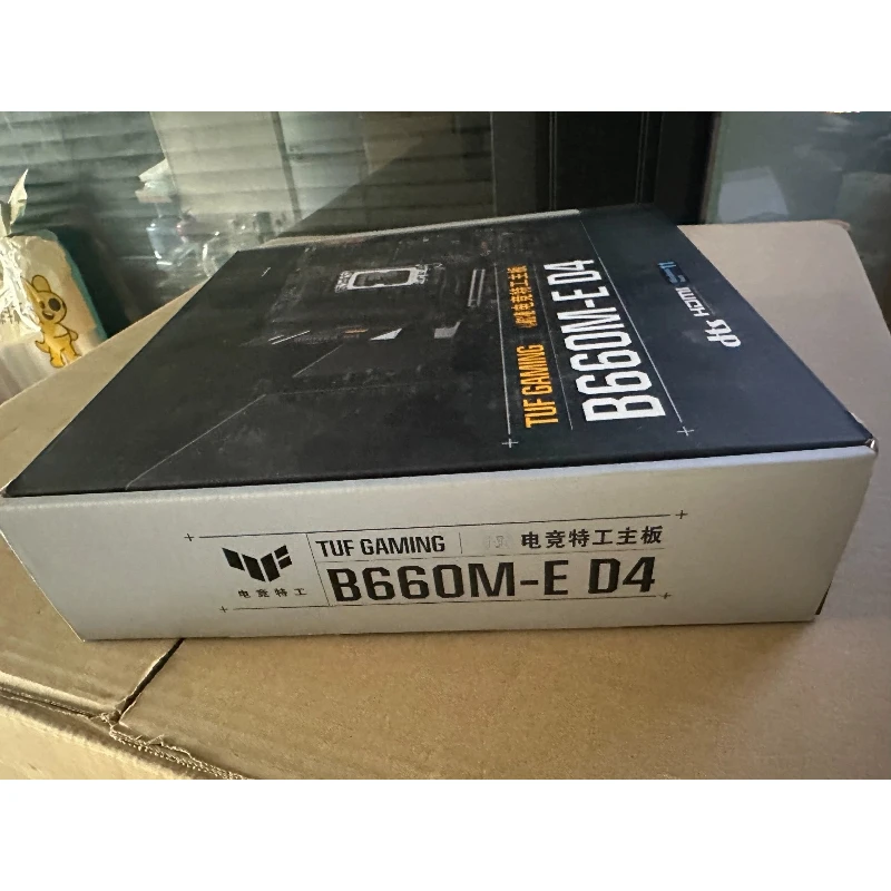 For ASUS TUF GAMING B660M-E D4 Motherboard mATX LGA1700 DDR4 4×M.2 HDMI DP Support Intel 12th/13th/14th Gen CPU Large In Stock
