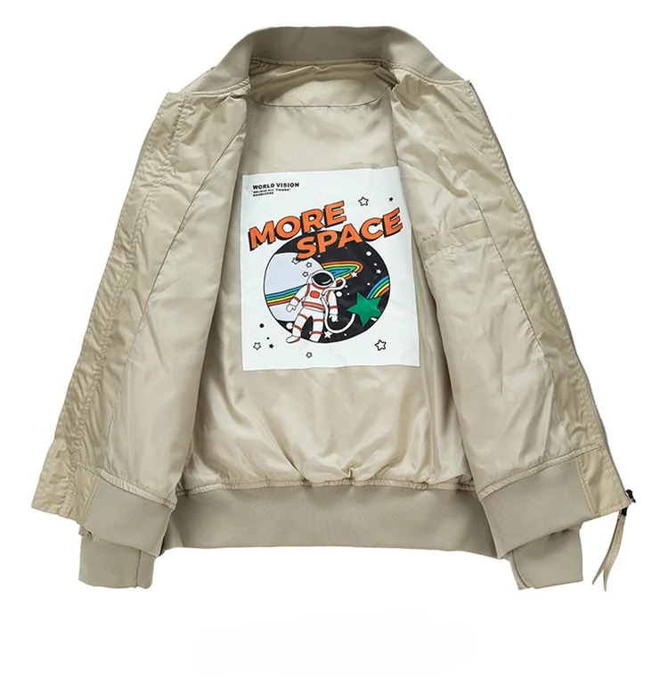 Veste de baseball imperméable pour homme, manteau d'extérieur, design graffiti de dessin animé, cheminée polyvalente, printemps et automne 2024, nouveau