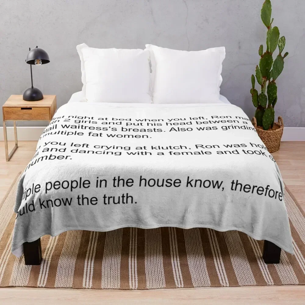 

The Note Throw Blanket Anti Shedding Soft Fuzzy Blanket for Home